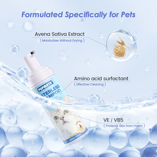 Cat Waterless Shampoo (1 × 7 fl oz + 0 Brush)