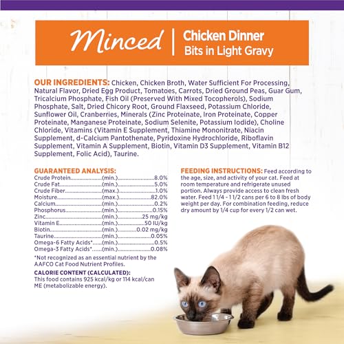 Complete Health Minced Adult Canned Wet Cat Food (5.5 Ounce (Pack of 24))