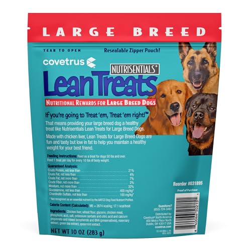 Nutrisential Lean Treats for Large Dogs (10 Ounce (Pack of 8))