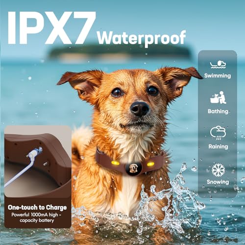 GPS Wireless Dog Collar Fence System with Free App Electric Dog Fence