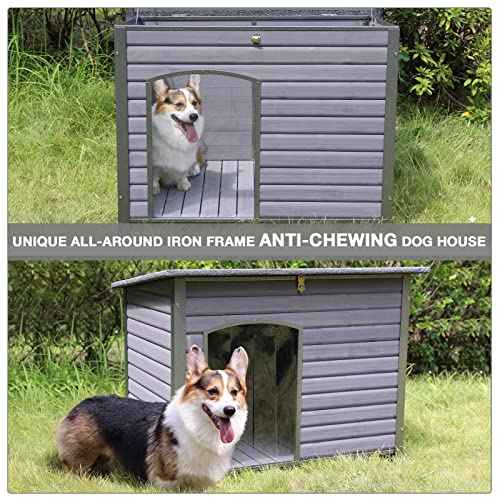 Dog House Outdoor Insulated Dog House for Small Medium Large Dogs