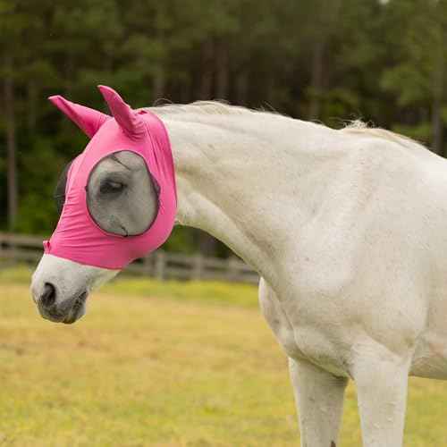Bug Out Horse Fly Mask (Pink Flambe / Horse)
