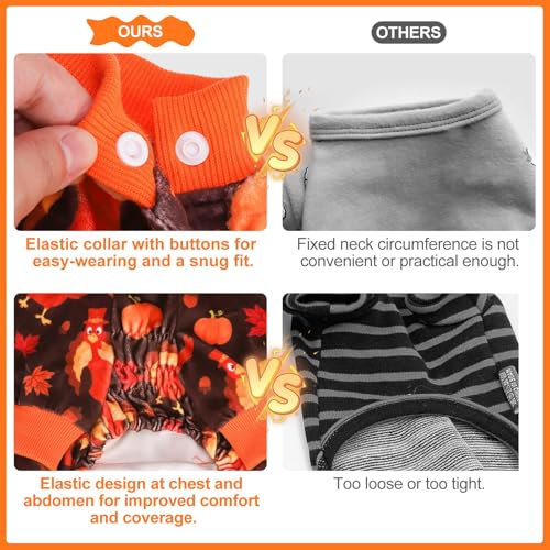 Dog Thanksgiving Pajamas (Thanksgiving(Pack of 1) / Small)