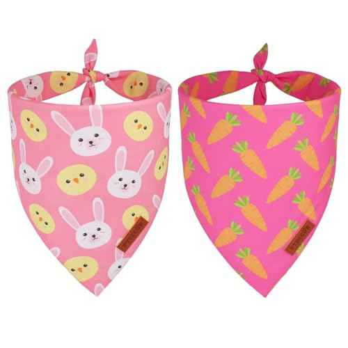 Pink Easter Dog Bandana (Small / Easter-2)