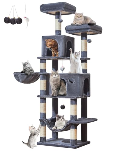 Large Cat Tree (73 inches / Smoky Gray)