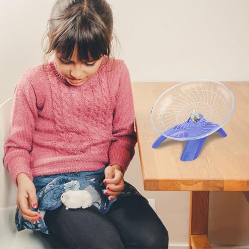Silent Hamster Exercise Running Wheel Flying Saucer (Purple)