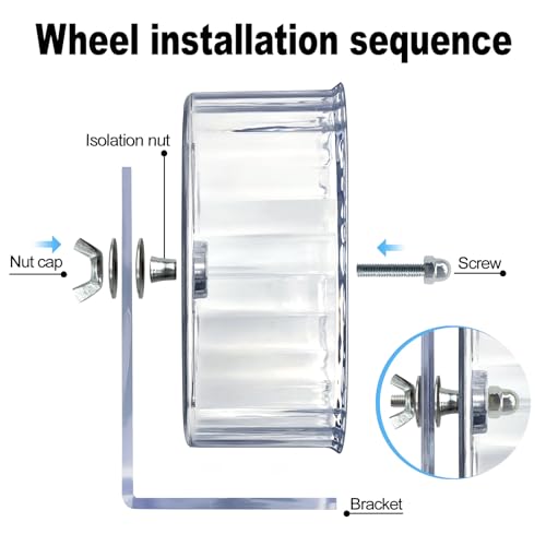 Silent Hamster Wheel (Ф 6 inch / Transparent)
