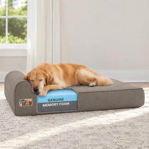 Orthopedic Dog Beds for Large Dogs (X-large / Dark Grey)