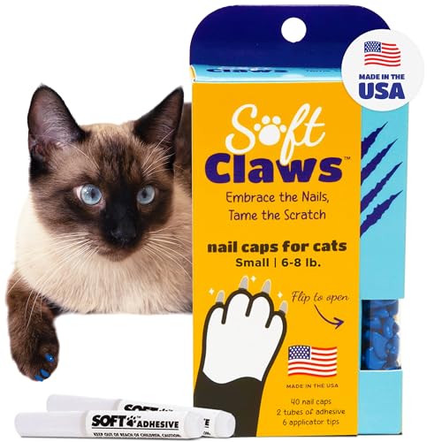 Nail Caps for Small Cats (Blue / Small)