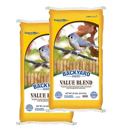 Backyard Seeds 40LB Value Blend Economy Mix Wild Bird Seed (Value Blend / 40 Pound (Pack of 1))