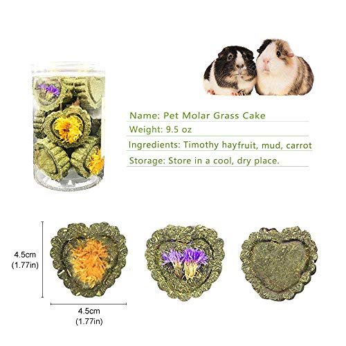 Bunny Chew Toys for Teeth (1 Pack Timothy Hay Circle)