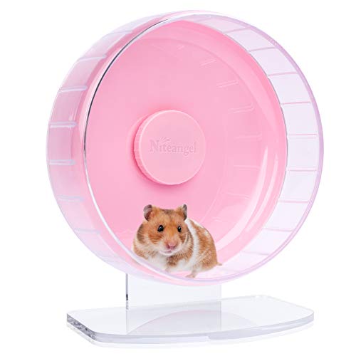 Super Silent Hamster Exercise Wheels (Medium / Pink)