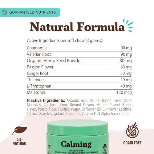 Calming Supplement for Dogs (90 Count / Calming)