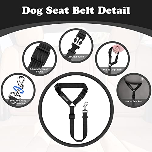 Dog Seat Belt for Car (Black)
