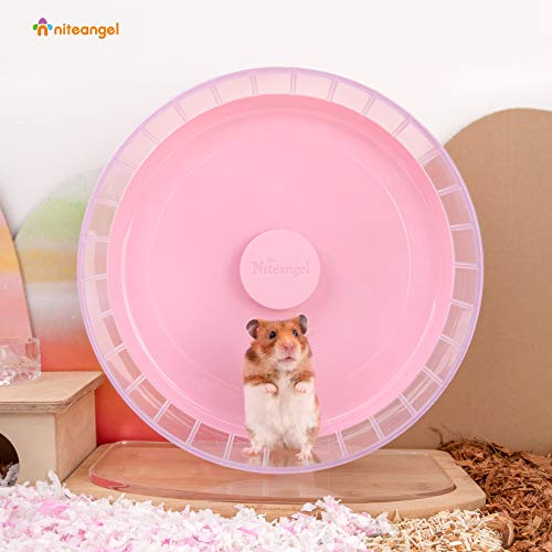 Super Silent Hamster Exercise Wheels (youth large / 11-13 / Pink)
