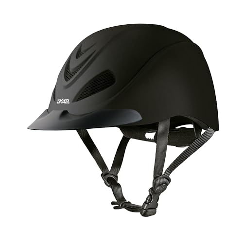 Liberty Ultralight Horse Riding Helmet (Black Duratec / Large (7-1/4 - 7-3/8))
