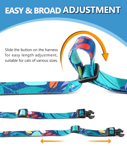 Cat Harness and Leash Set (Morandi Green / Medium (8-18 lb))