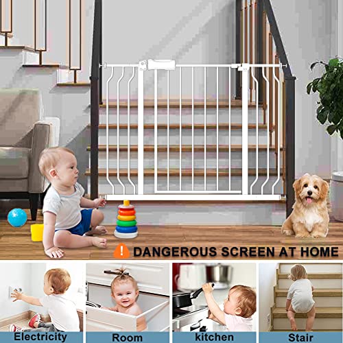 Extra Wide Long Baby Gates 63 (62.20"-71.65"/158-182cm)