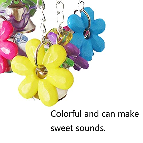 Bird String Ball Toy Hanging Parrot Swing Chew with Bell (C - Ball Toy)