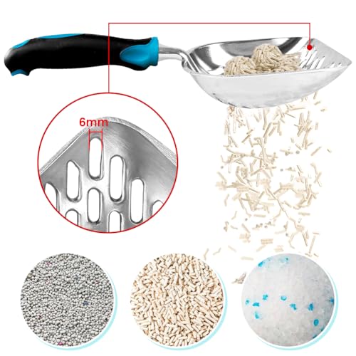 Cat Litter Scoop (L / Blue)