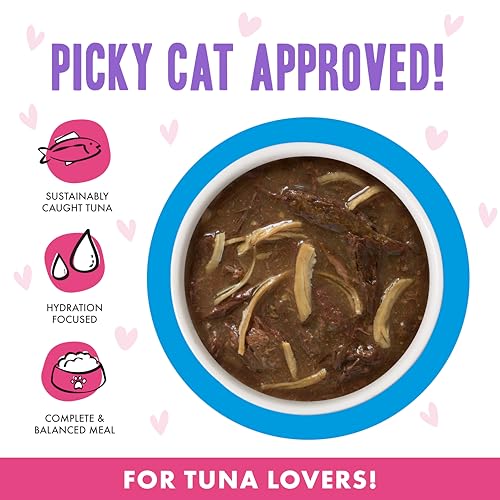 B.F.F. OMG Best Feline Friend Oh My Gravy! Tuna & Chicken Charm Me with Tuna & Chicken in Gravy Cat Food (3 Ounce (Pack of 12))