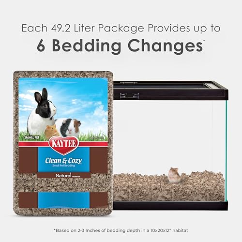 Clean & Cozy Natural Paper Bedding (49.2 Liters)