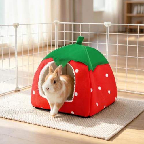 Guinea Pig Hideout Bed (Red)