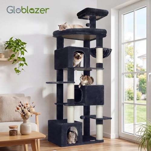 Large Cat Tree for Large Adult Cats (Dark Grey)