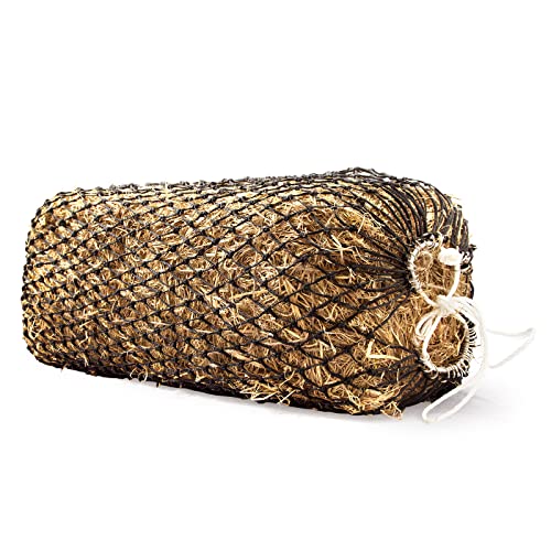 Bloomoak Slow Hay Net Feeder for Horses (2 String-2" Hole-Slow Feed/1PC)