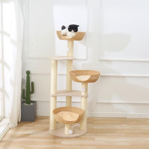 Modern Cat Tree Tower (3~basket)