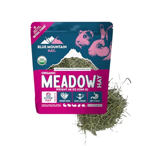 Organic Meadow Hay for Small Pets (3 Pound (Pack of 1))