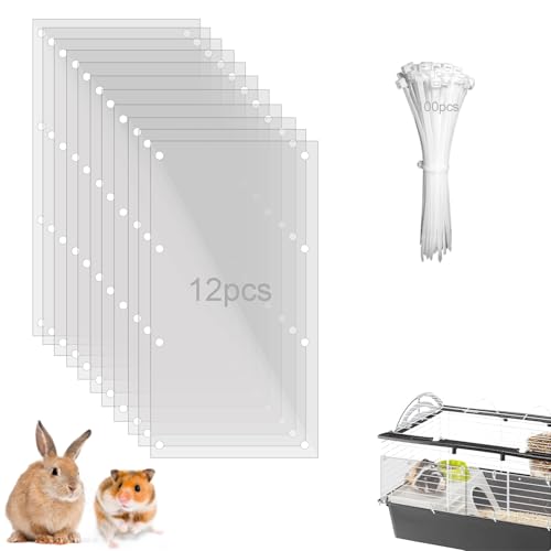 Pet Cage Liner Protection (12PCS,11.8"x5.9")