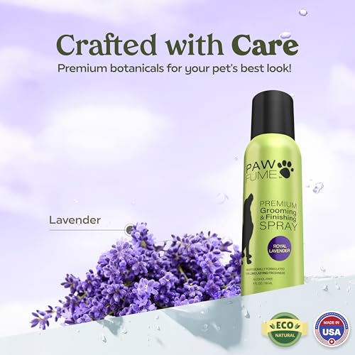 PAWFUME Dog Detangler Grooming Spray (4 Fl Oz (Pack of 1))