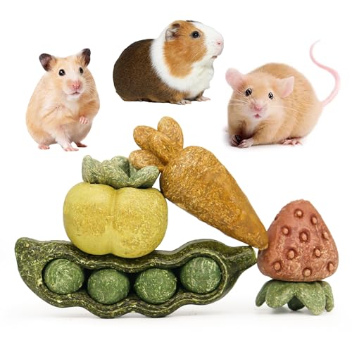 4PCS Guinea Pig Toys (4PCS-Fruit & Vegetable)