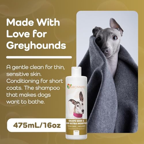 Grape Seed & Aloe Ultra Moisture for Thin Skin Dog Shampoo (Greyhound / 16 Fluid Ounces)