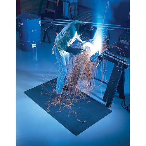 447.916x3x5BK Natural Rubber 447 UltraSoft WeldSafe Anti (9/16 inches x 3 feet x 5 feet)