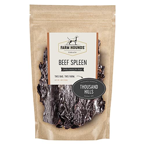 Beef Spleen Premium Natural Beef Spleen Jerky For Dogs (4 Ounce (Pack of 2))