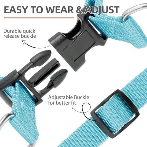 No Pull Dog Harness Small Sized Step (Light Blue / X-Small)