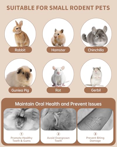 31PCS Rabbit Chew Treat Toys for Teeth Health (Chew Toys Set A)