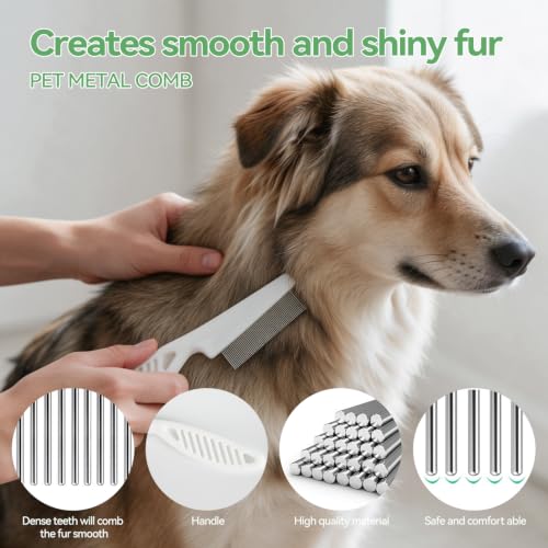 Dog & Cat Brush (Blue and White)