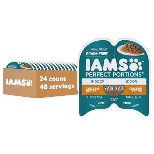 Perfect Portions Indoor Cuts in Gravy Wet Cat Food (24 Count (Pack of 1))