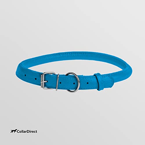 Tangle Free Rolled Leather Dog Collar