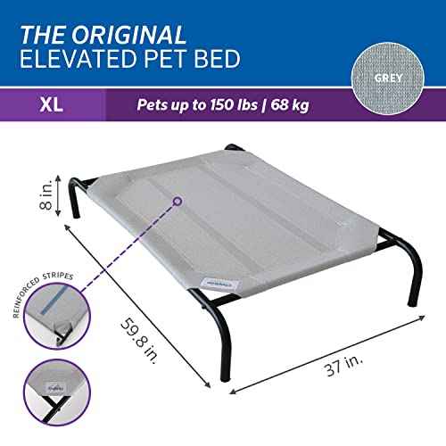 Original Elevated Dog Bed (X-Large Dog Bed / Grey (Pack of 1))