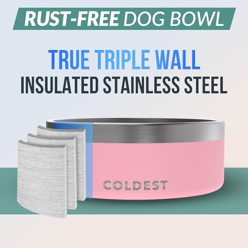 Coldest Dog Bowl (64 oz / Cotton Candy Pink)