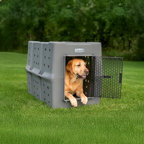Dakota 283 Canine Rough and Tough Economy Dog Crate (X-Large / Dark Granite)