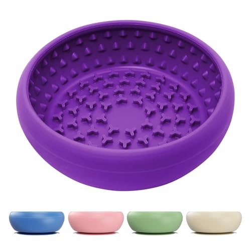 Dog Lick Bowl (Large / Purple)