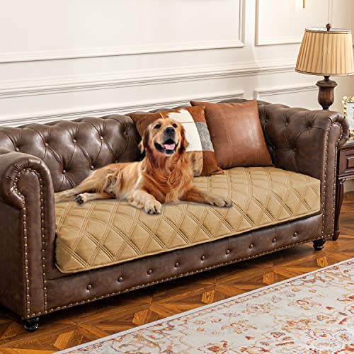 Waterproof Dog Bed Cover Pet Blanket with Anti (30x60 Inch (Pack of 1) / Sand)