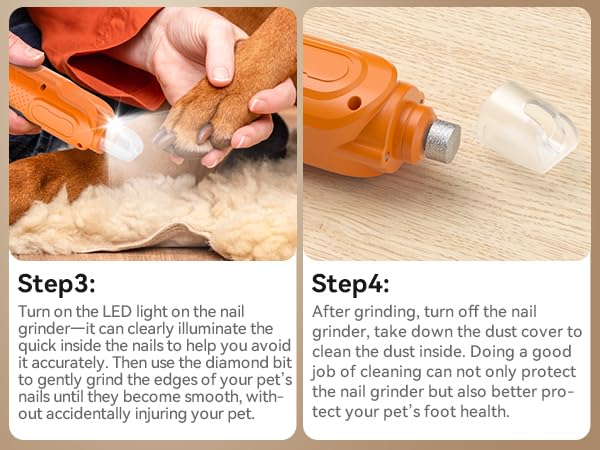 PAPIFFEED Dog Nail Grinder