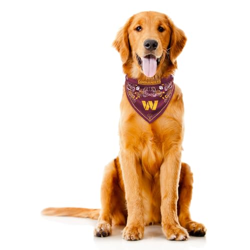 NFL Washington Commanders Pet Bandana (Washington Commanders / Medium)