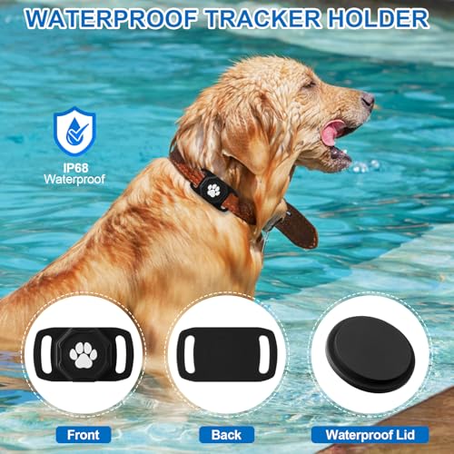 Smart Pet Tracker for Collar (Black)